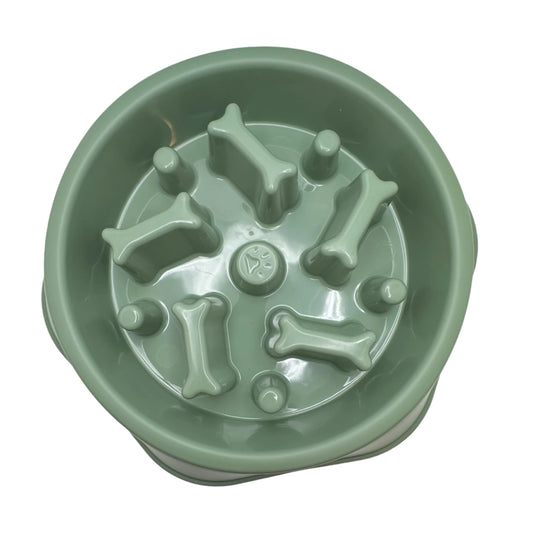 Bone-Shaped Slow Feeder Bowl for dogs