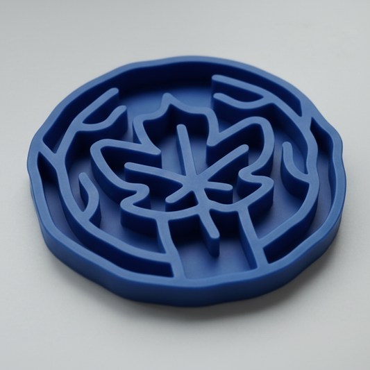 Blue Maple Slow Feeder Bowl for Dogs and Cats