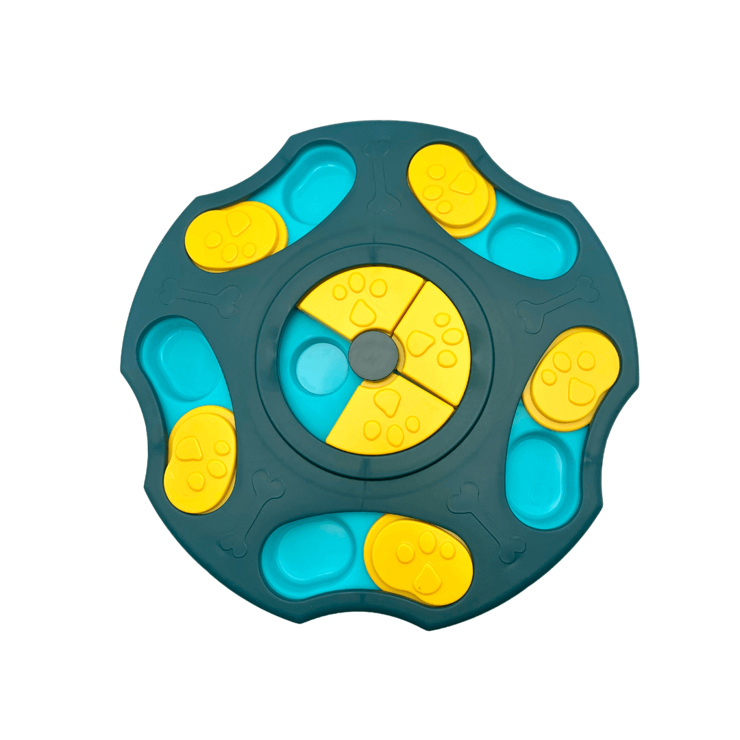 Sunflower Yellow Puzzle Feeder for Dogs and Cats