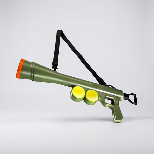 Dog Ball Launcher Toy with tennis ball