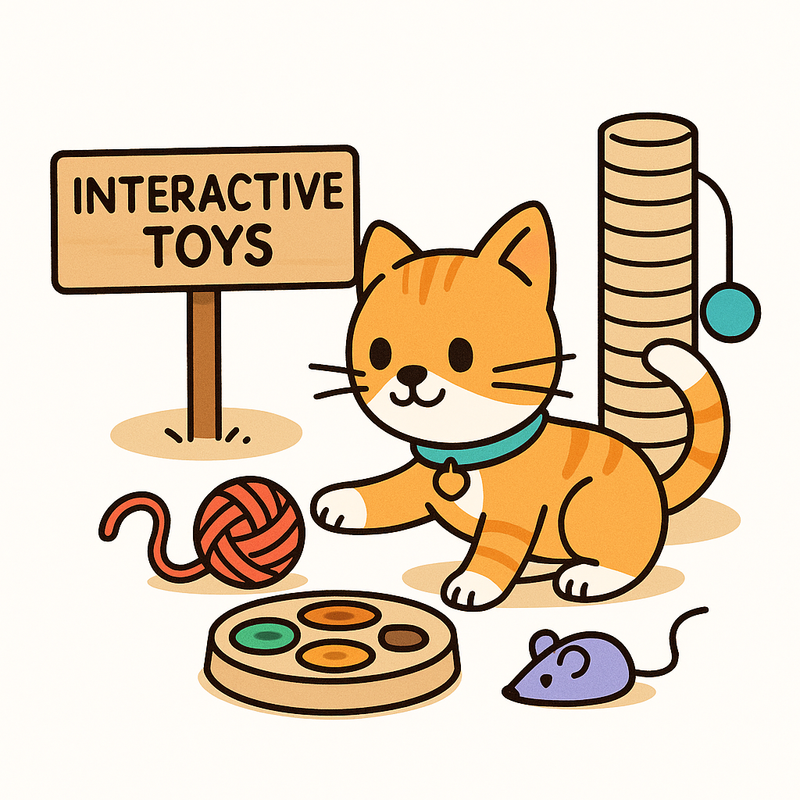 Interactive cat toys for fun