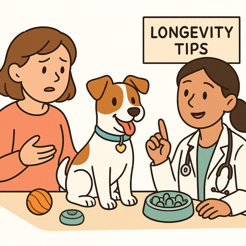 Vet and pet parent discussing pet health