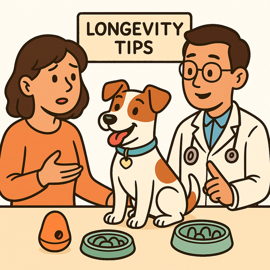Vet and pet parent discussing pet care