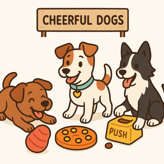 Dogs enjoying interactive playtime