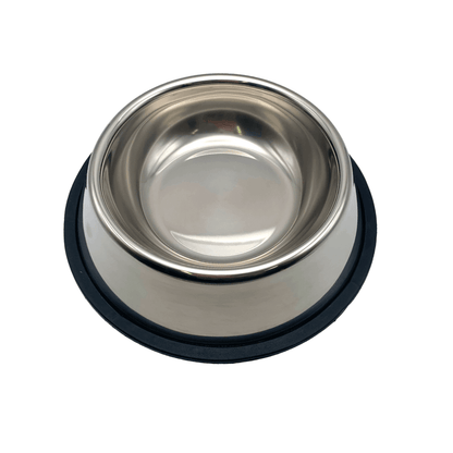 Stainless Steel Pet Bowl with Non-Slip Rubber Base