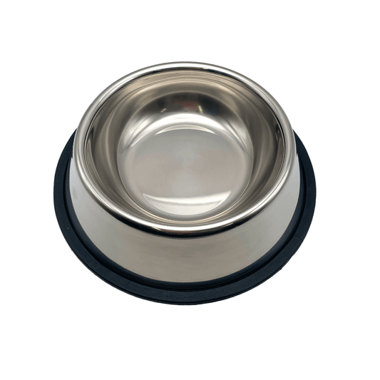 Stainless Steel Pet Bowl with Non-Slip Rubber Base
