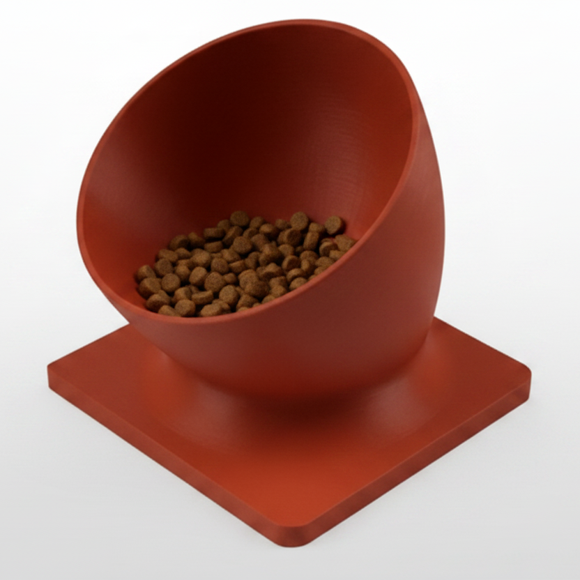 Designer Pet Red Bowl for Dogs & Cats