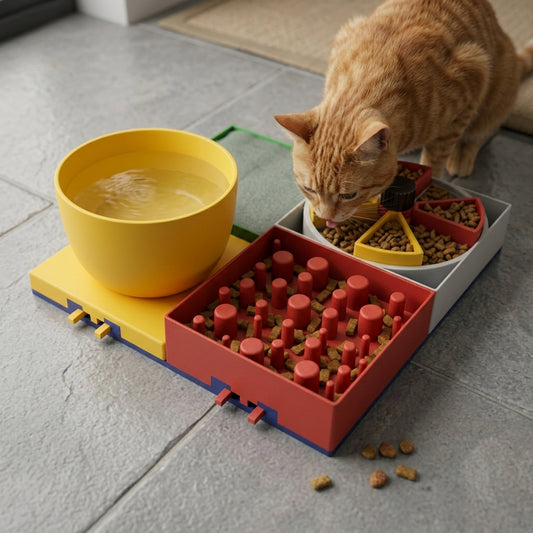 Medium Modular Dining Station Bundle | Customizable Pet Feeder