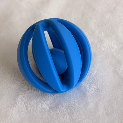 Ball-in-Ball Interactive Toy for cats and small dogs