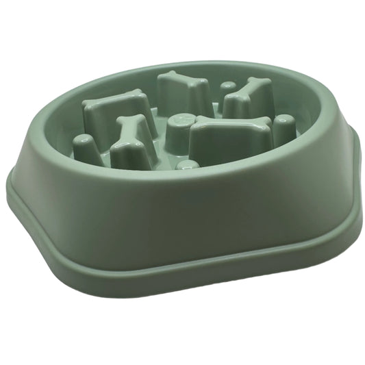 Bone-Shaped Slow Feeder Bowl for dogs