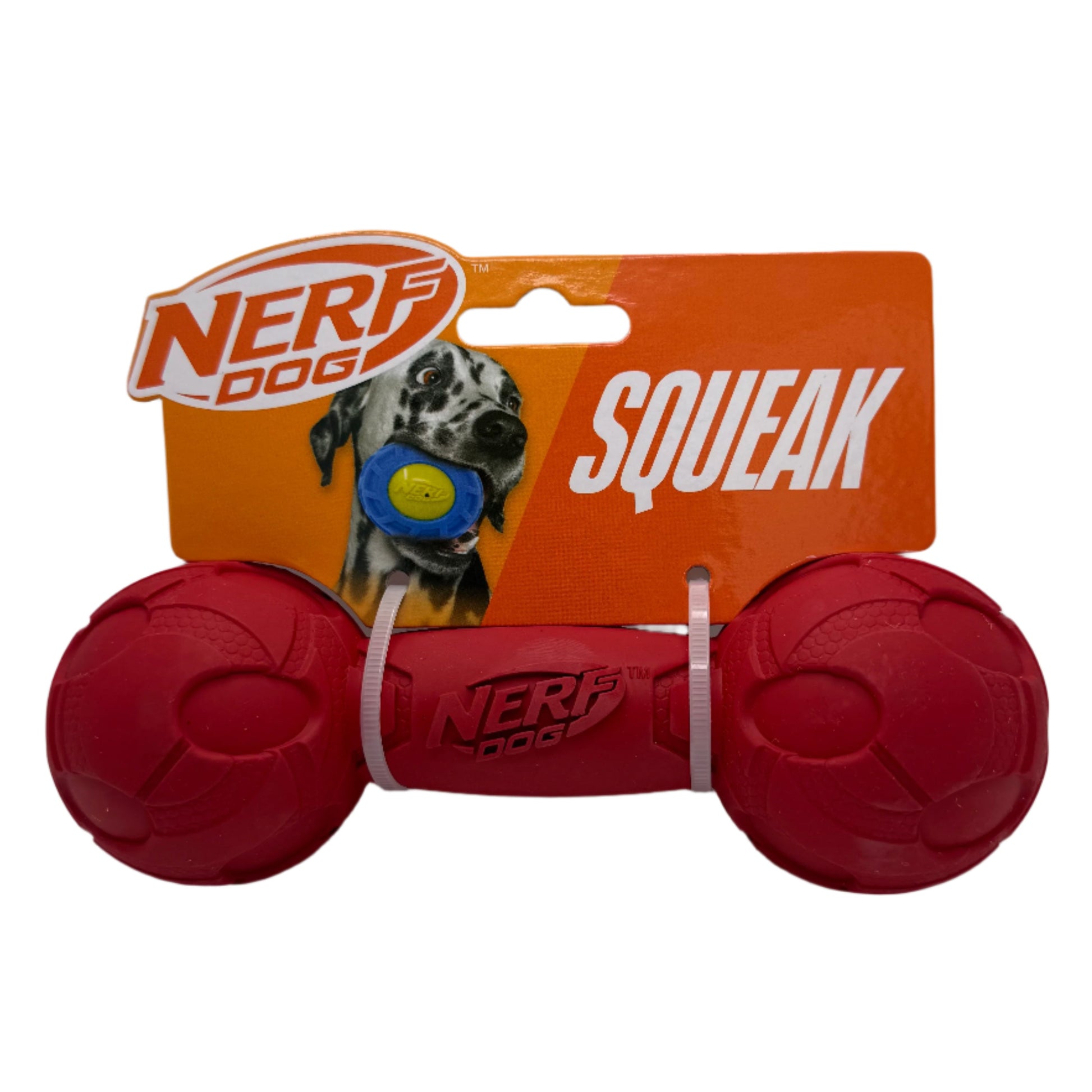 Dog Squeak Barbell 
