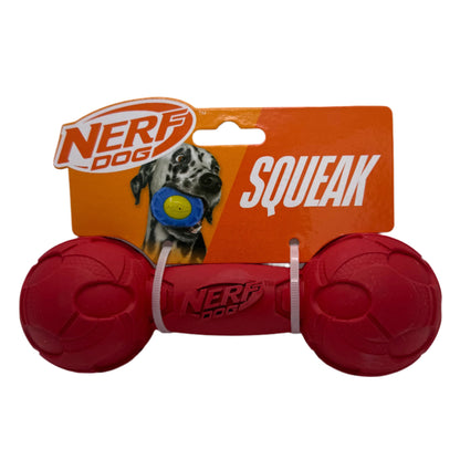 Dog Squeak Barbell 