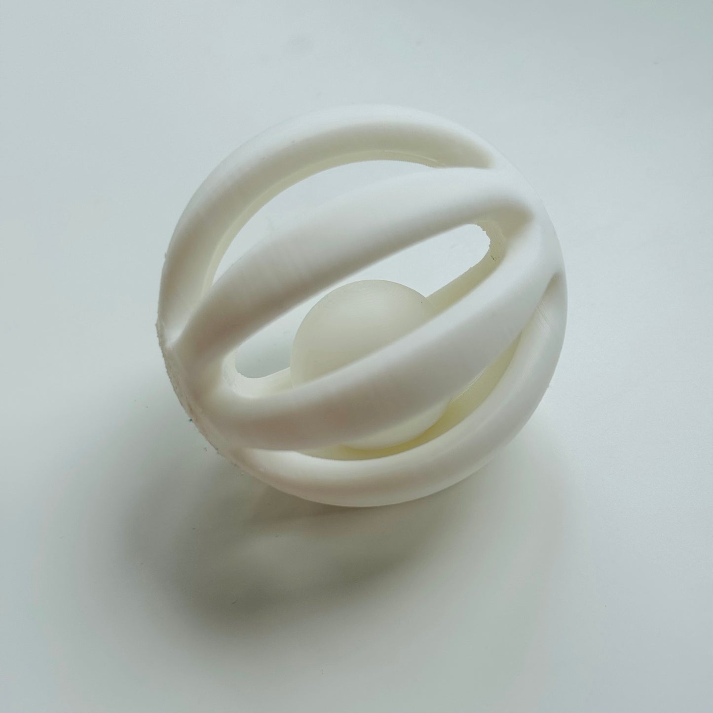 White Ball in ball interactive cat toy