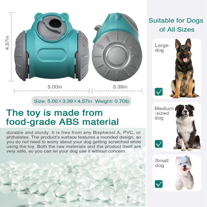 Distributeur d'aliments lents pour chien – Jouet interactif en forme d'ours