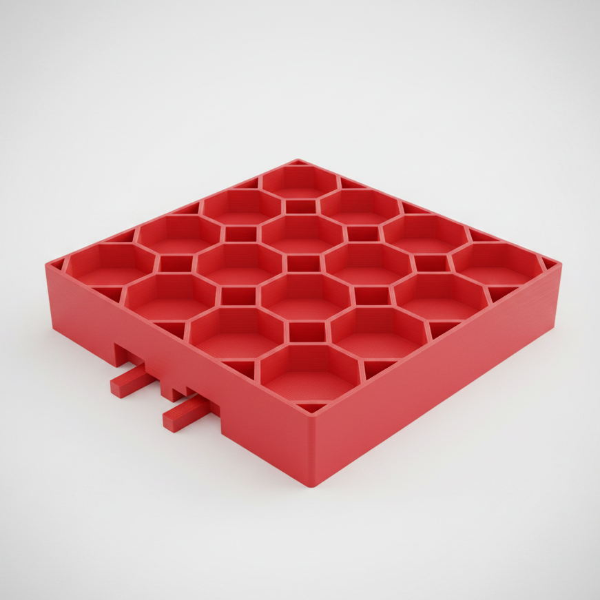 Red Lick Mat module for Dogs and cats