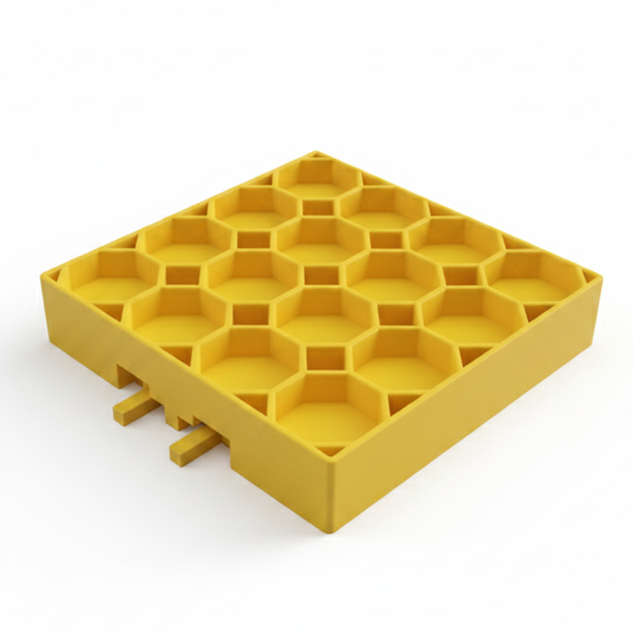 Yellow Lick Mat module for Dogs and cat