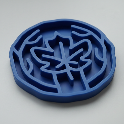 Blue Maple Slow Feeder Bowl for Dogs and Cats