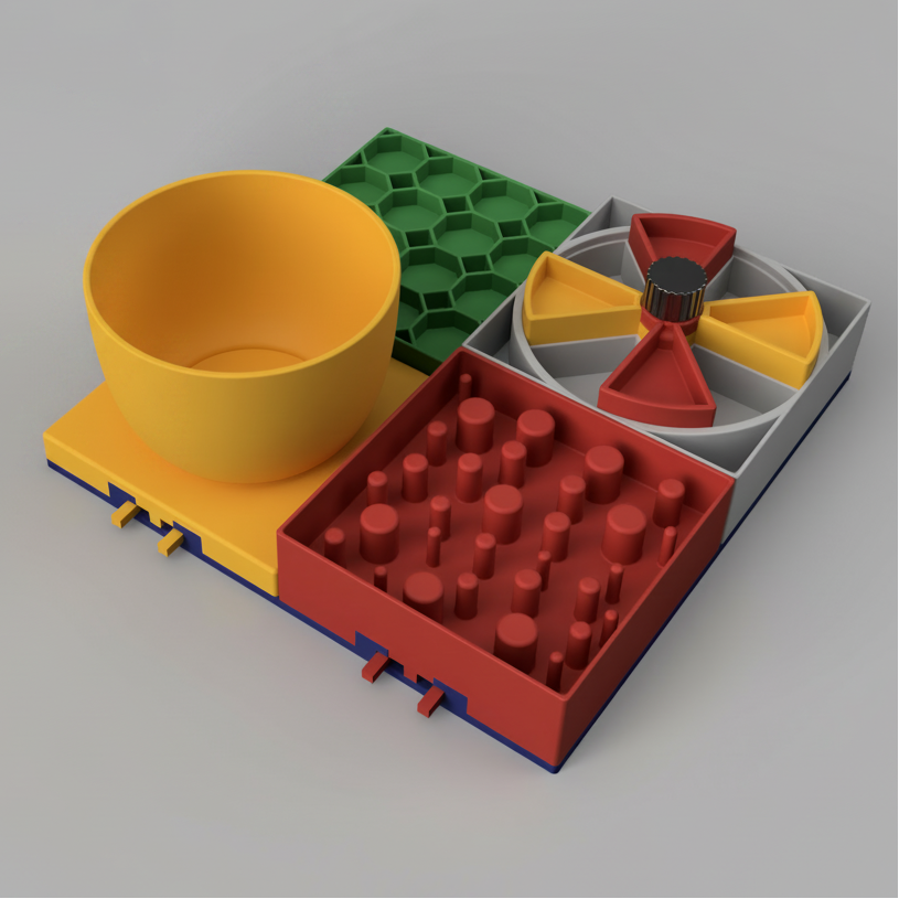 Large Modular Dining Station Bundle | Customizable Pet Feeder
