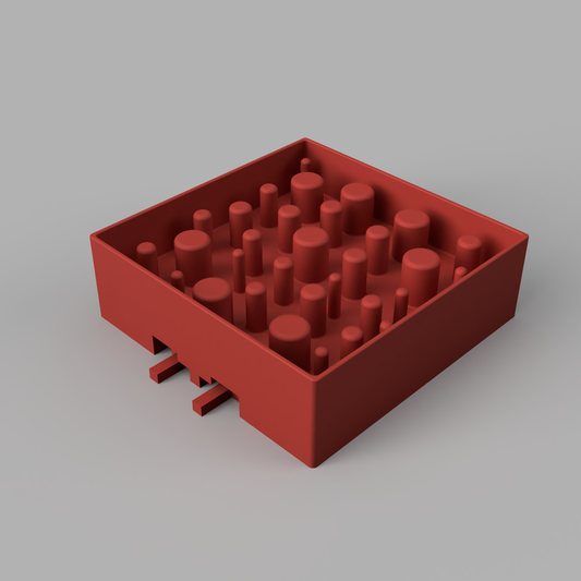 Dog Slow Feeder Red Module