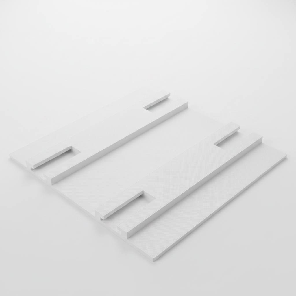white Dining Station base for dogs and cats