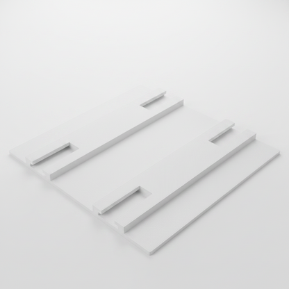 white Dining Station base for dogs and cats
