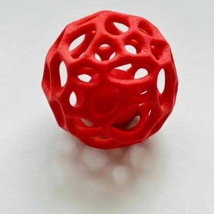 Red Ball in ball interactive cat toy