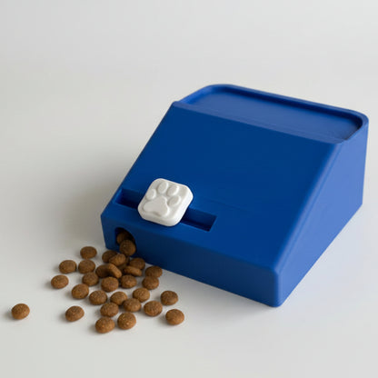Blue PawSlide™ Interactive Puzzle Feeder for Dogs & Cats
