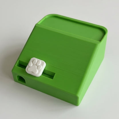 Green PawSlide™ Interactive Puzzle Feeder for Dogs & Cats