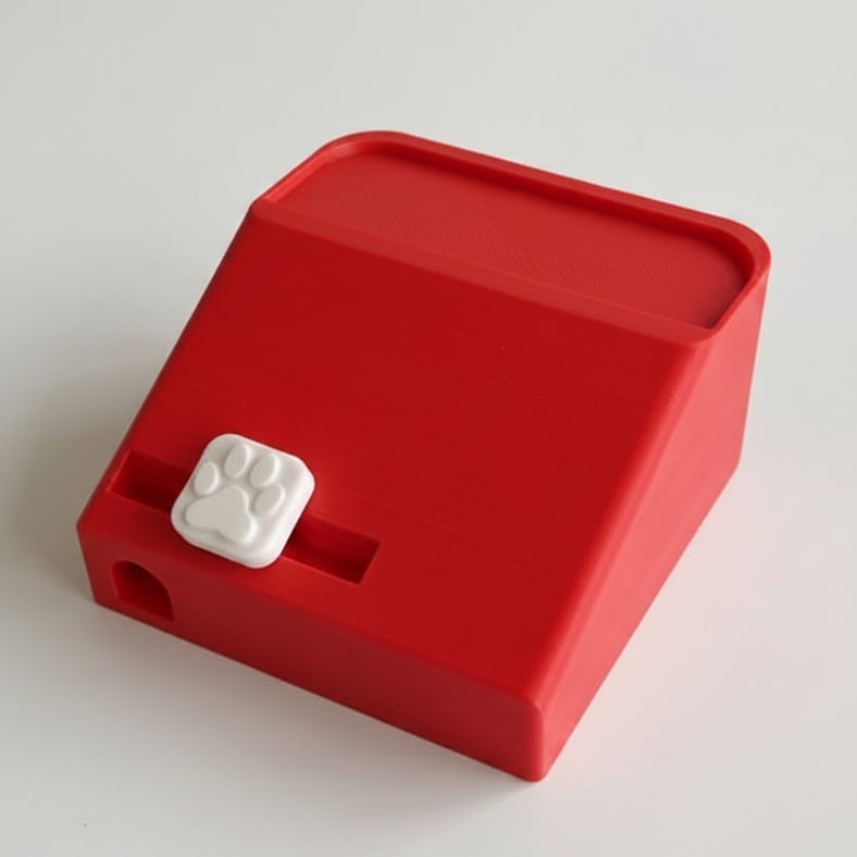 Red PawSlide™ Interactive Puzzle Feeder for Dogs & Cats