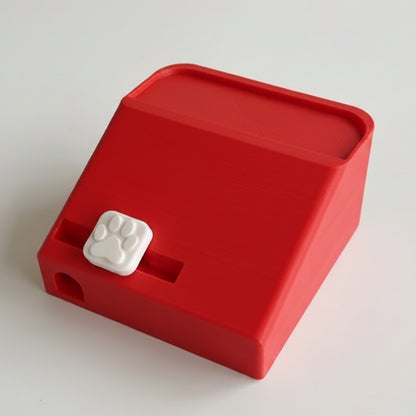 Red PawSlide™ Interactive Puzzle Feeder for Dogs & Cats
