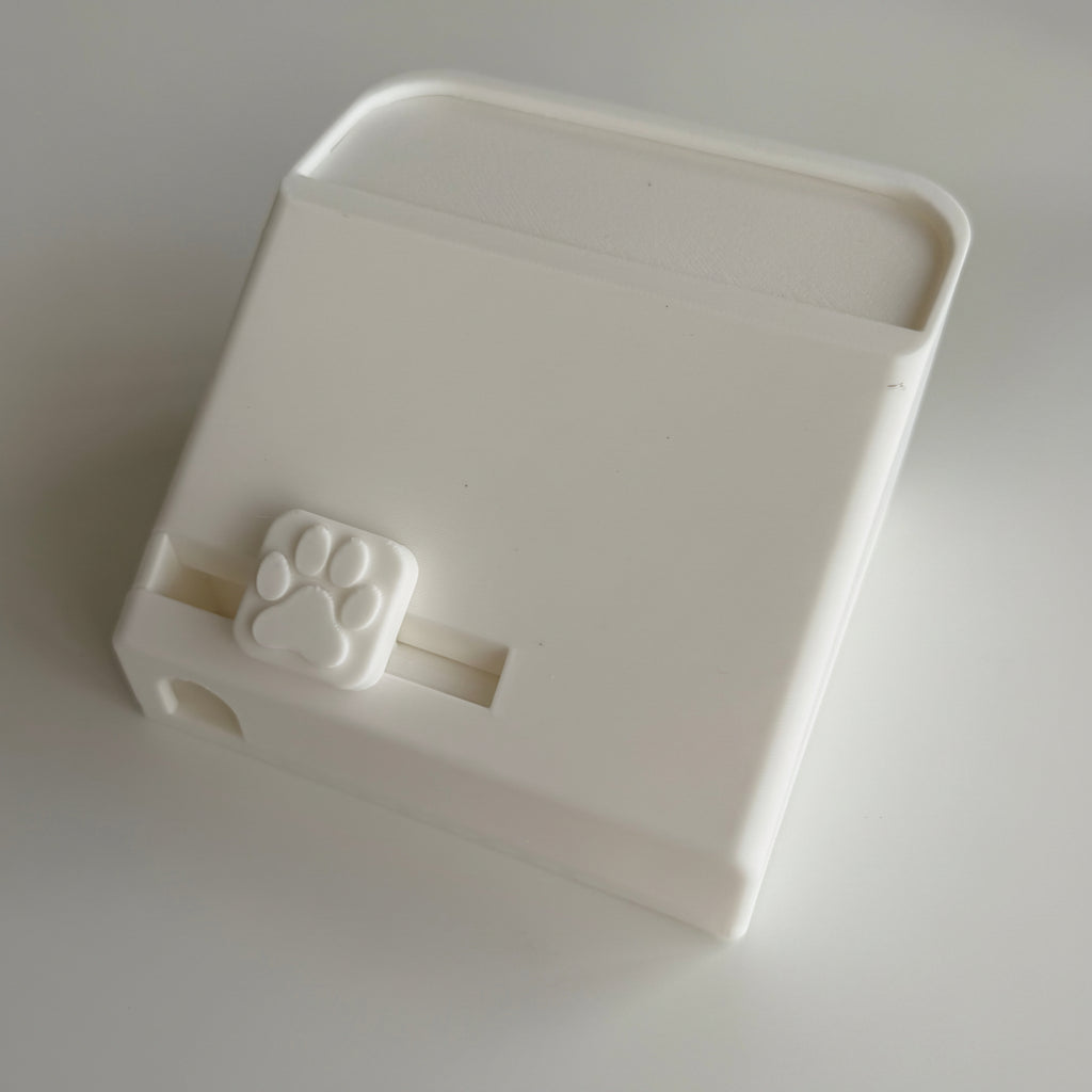 White PawSlide™ Interactive Puzzle Feeder for Dogs & Cats