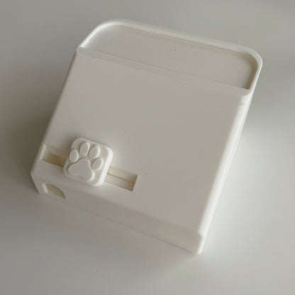 White PawSlide™ Interactive Puzzle Feeder for Dogs & Cats