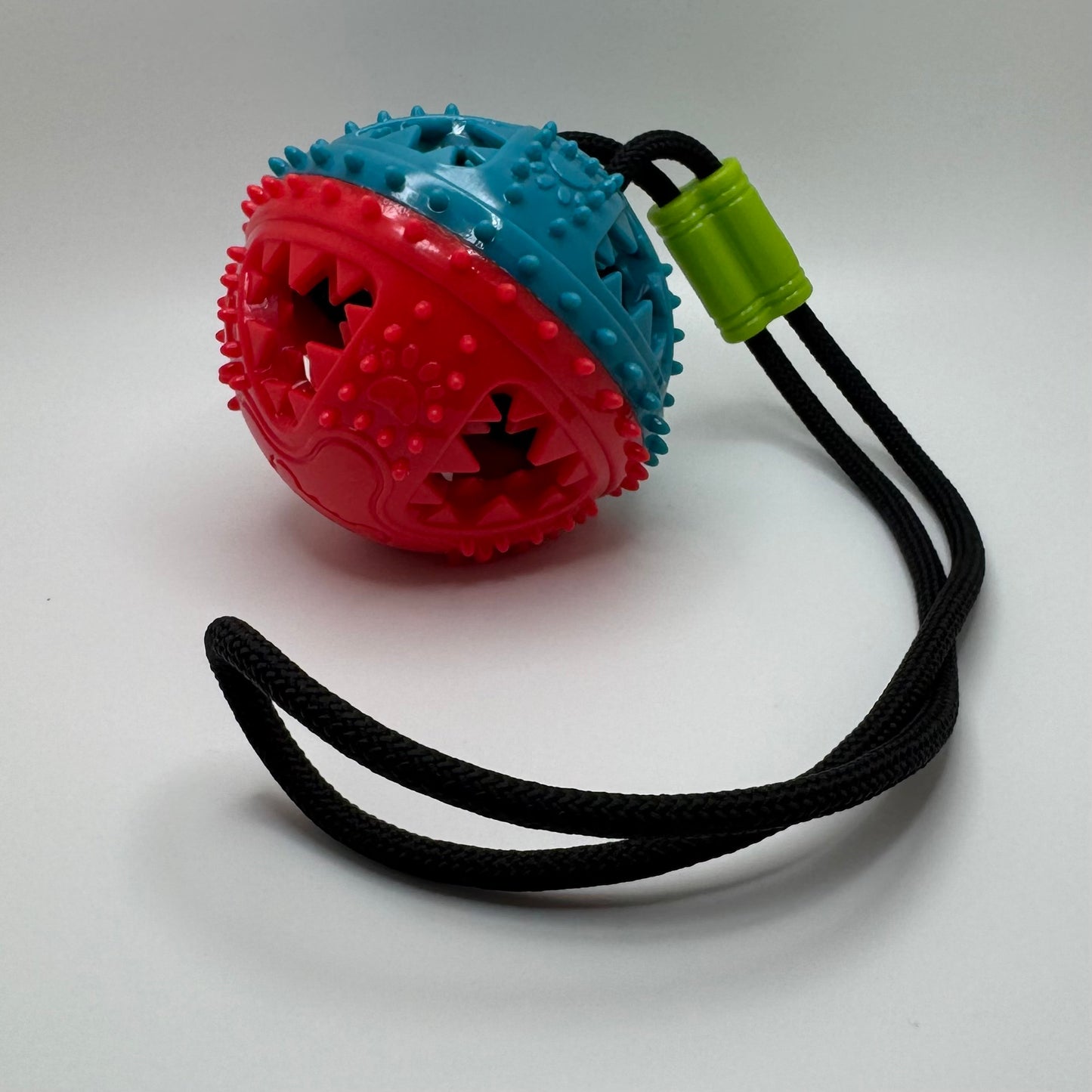 Dog Chew Toy with Rope – Sound Ball & Food Leaking Interactive Training Toy