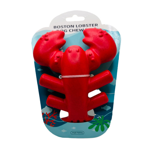 Boston Lobster Dog Chew Toy – Ultra Durable Chew Training Toy for All Dogs