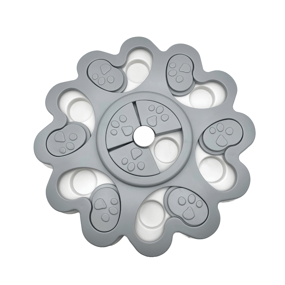 Flower Paw Puzzle Feeder - Intermediate Toy for Dogs & Cats