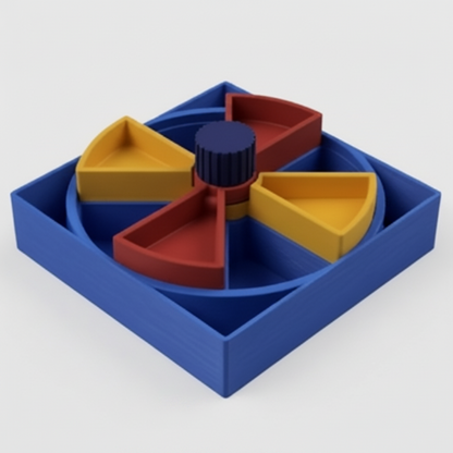 Blue Puzzle feeder for dogs and cats