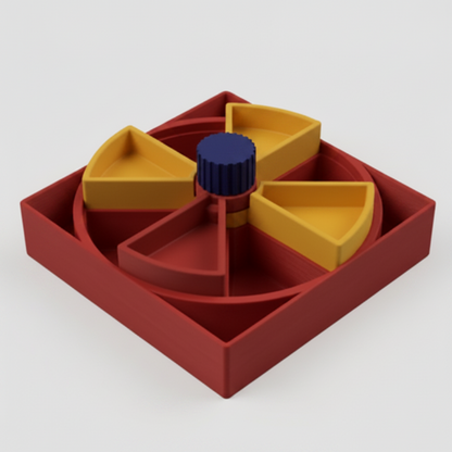 Red Puzzle feeder for dogs and cats