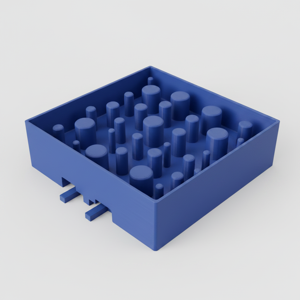 Dog Slow Feeder Blue Module
