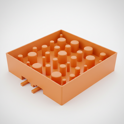 Dog Slow Feeder Orange Module