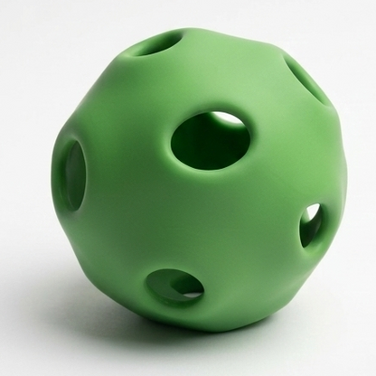 Green Ball in ball interactive cat toy