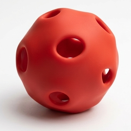 Red Ball in ball interactive cat toy