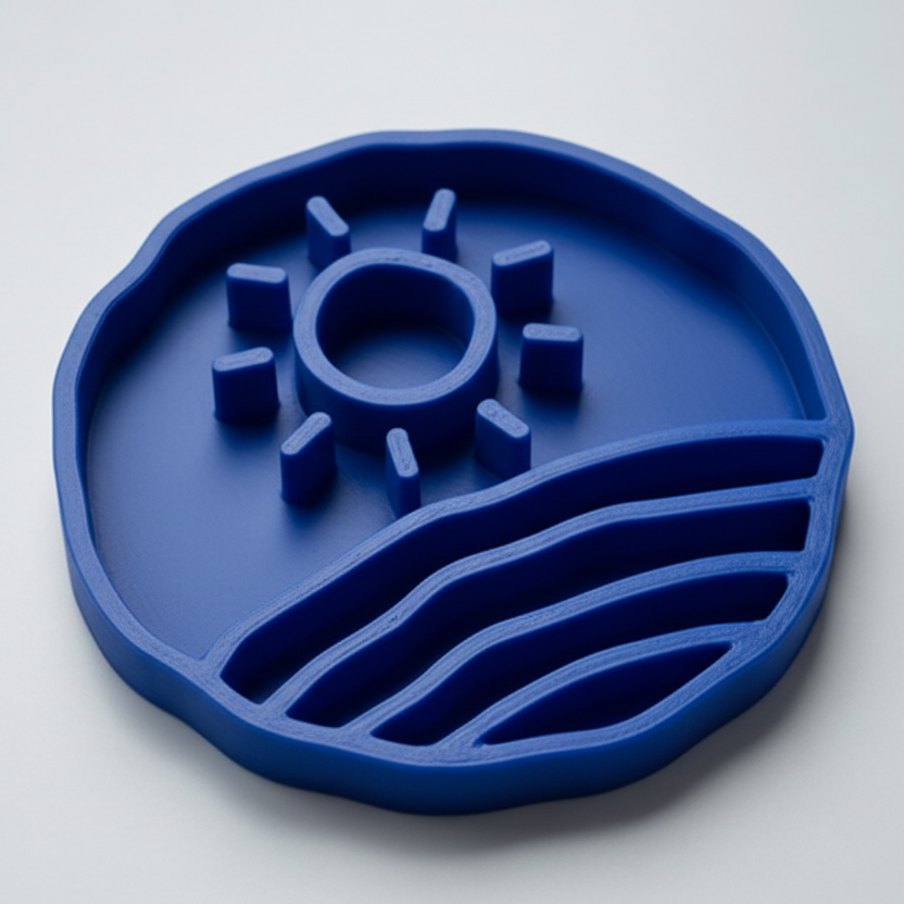 blue sunset slow feeder bowl