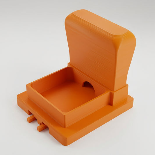 Orange Whisker Relief Bowl Module | Whisker Fatigue Relief for Cats