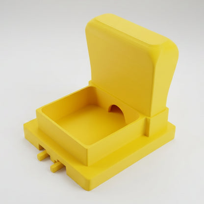 Yellow Whisker Relief Bowl Module | Whisker Fatigue Relief for Cats