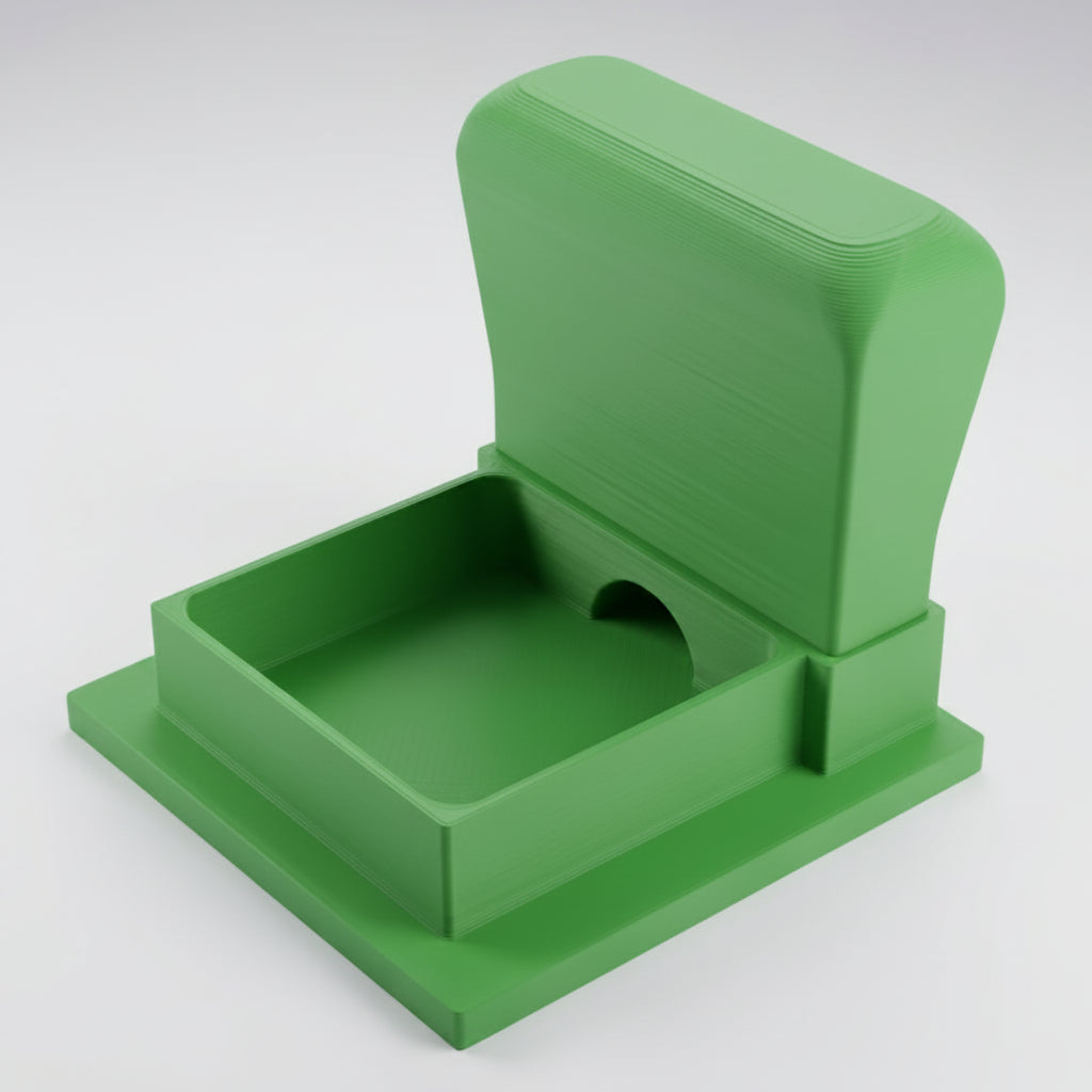 Green Whisker Relief Water Bowl for Cats