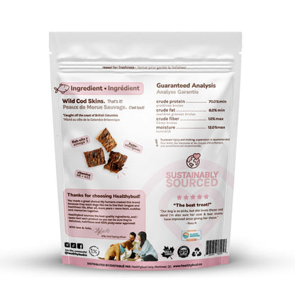 Cod Skin Cubes – Healthy Crunchy Dog & Cat Treats