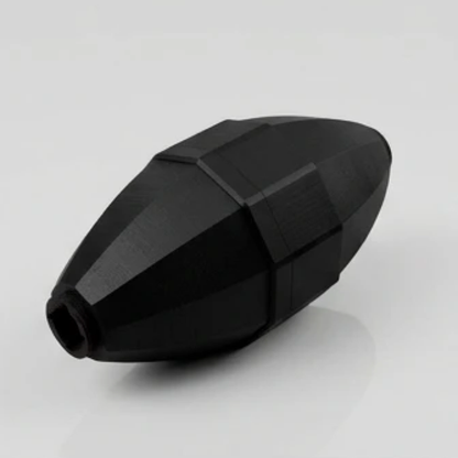 Black adjustable treat dispenser toy for dogs and cats